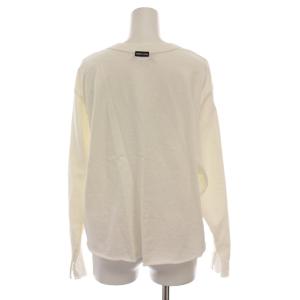 AMERICANA ビッグロングスリーブ Tシャツ カットソー ロンT 長袖 白 ホワイト /YM