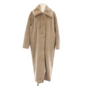 サスティナ Sustaina ファーステンカラーロングコート アウター ロング 0 ピンクベージュ SWFC225020