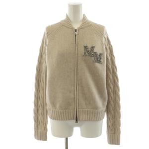 ARMANDA ニットジャケット ビジュー ベージュ