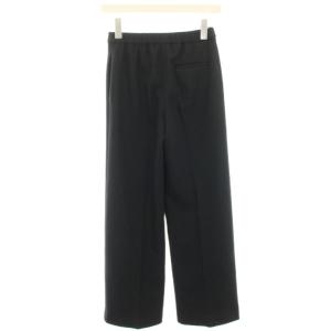 Theory SMOOTH JERSEY WIDE PULL ON FL ワイドパンツ イージー ウール XXS 黒