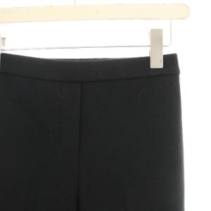 Theory SMOOTH JERSEY WIDE PULL ON FL ワイドパンツ イージー ウール XXS 黒