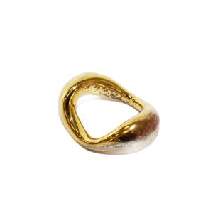 JIL SANDER SCENTED CHAIN RING 指輪 リング 7号 ゴールドカラー J12UQ0013 /KH