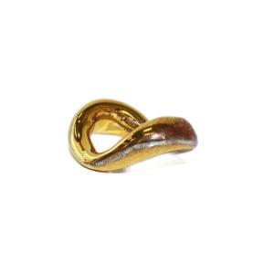 JIL SANDER SCENTED CHAIN RING 指輪 リング 7号 ゴールドカラー J12UQ0013 /KH