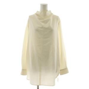 タグ付き シャツ ブラウス 長袖 ウール 48 白 ホワイト BL26BW0401 /RR