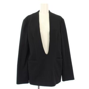 22AW Uneck Pullover Jacket ジャケット プルオーバー 36 黒 12220104