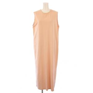 TANK TOP DRESS タンクトップドレス ワンピース ミモレ ロング ノースリーブ クルーネック