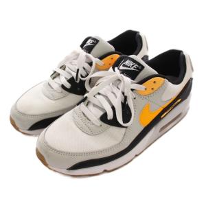 NIKE Air Max 90 White Photon Dust Black Laser Orange