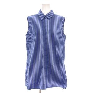 23SS DOWNING BOLD A LINE SH N ノースリーブ シャツ ブラウス ストライプ