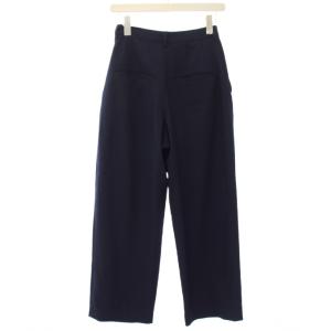 CLANE ベーシックタックパンツ BASIC TUCK PANTS ワイドパンツ 0 ネイビー 12110-7032
