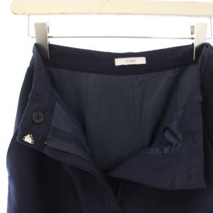 CLANE ベーシックタックパンツ BASIC TUCK PANTS ワイドパンツ 0 ネイビー 12110-7032