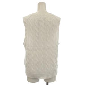 Polo by Ralph Lauren ニット ベスト コットン ノースリーブ S ホワイト 白 /G