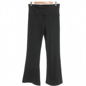 美品 イージーパンツ レギンス フレア L 黒 ブラック /YJ