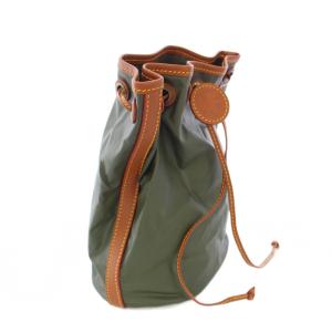 HUNTING WORLD ドローストリングバッグ 巾着 バチュークロス カーキ 072103 /TK