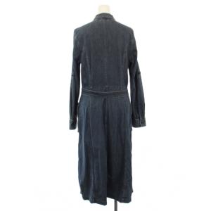 RRL ラルフローレン デニムワンピース 長袖 ロング ベルト付き 3 ネイビー 282933720001 /TK