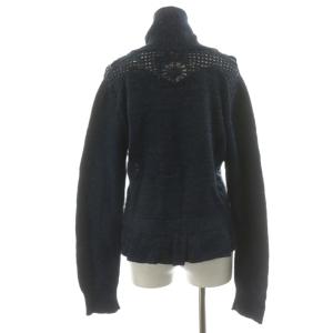 RRL クロシェパネルド カーディガン 3 ネイビー 282950258001