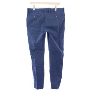 POLO RALPH LAUREN STRETCH SLIM FIT テーパードパンツ スラックス ジップフライ ストレッチ 無地 34/32