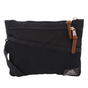 サコッシュ ショルダーバッグ ナイロン メッシュ ロゴ 黒 ブラック /BB