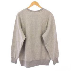 HUNTING WORLD スウェット トレーナー 長袖 クルーネック ストレッチ プリント L グレー タグ付き /BB