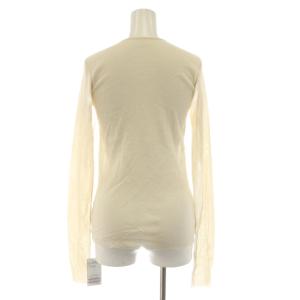 Plage 25SS Mesh Sheer ロンT 4 Tシャツ カットソー 長袖 F ベージュ シアー シースルー