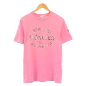 24SS メタリックフロントロゴ Tシャツ M ピンク