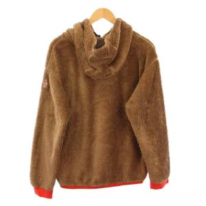 MONCLER プルオーバーパーカー ボア S ブラウン