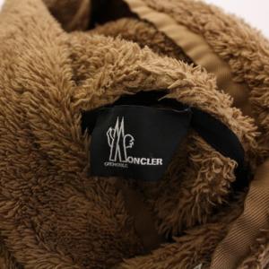 MONCLER プルオーバーパーカー ボア S ブラウン