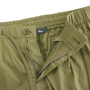 HERNO ライトナイロンストレッチ LIGHT NYLON STRETCH イージーパンツ S カーキ PT000041U