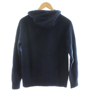 EMPORIO ARMANI ニットパーカー プルオーバー 長袖 カシミヤ L 紺 ネイビー 3K1MY9 1MF8Z /KU