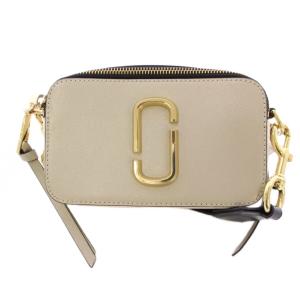 The Snapshot ザスナップショット ショルダーバッグ スクエア ロゴ グレー ピンク /BB