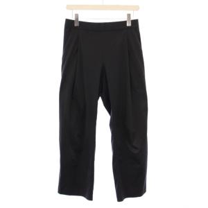 テックラウンジパンツ ワイド イージー ウエストゴム ストレッチ L 黒 ブラック NBW32262 /BB