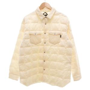 美品 ダウンジャケット インナーダウン キルティング L 白 ホワイト /JS