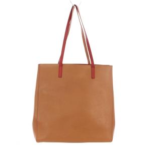 FURLA トートバッグ ショルダーバッグ レザー キャメル レッド /TK
