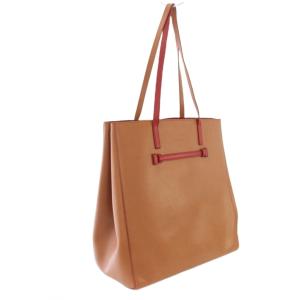 FURLA トートバッグ ショルダーバッグ レザー キャメル レッド /TK