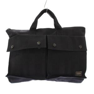 吉田カバン ブリーフケース ビジネスバッグ ハンドバッグ ワンカラー ロゴ 黒 ブラック /BB