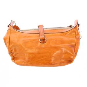 Daniel&Bob STIFFELIO RODI スティッフェリオ ロディ ショルダーバッグ レザー シワ加工 ロゴ 茶 ブラウン