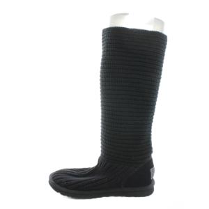 UGG australia クラシック カーディー ニットブーツ ロングブーツ 2way US6 23cm 黒 ブラック 5819