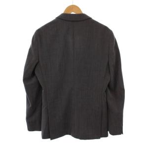 HUGO BOSS シングルスーツ テーラードジャケット アウター テーパードパンツ スラックス ジップフライ ウール混 48