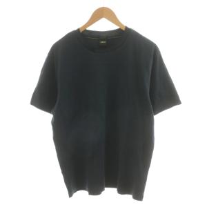 Tシャツ カットソー 半袖 ロゴ L 紺 ネイビー /AN14