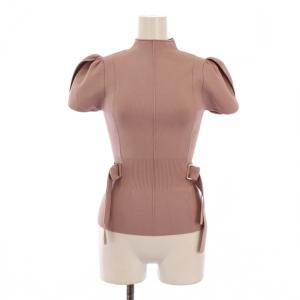 25SS Compact Rib Tulip Top S ピンク