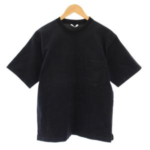 STAND-UP TEE スタンドアップTシャツ 半袖 クルーネック 無地 3 黒 ブラック A8ST01SU