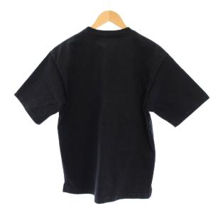 AURALEE STAND-UP TEE スタンドアップTシャツ 半袖 クルーネック 無地 3 黒 ブラック A8ST01SU