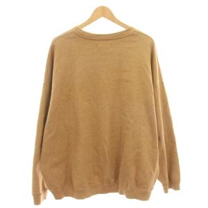 MARKAWARE MARK AWARE ヒュージスウェット HUGE SWEAT トレーナー クルーネック 長袖 無地 1 茶 ブラウン A21C-07CS02C