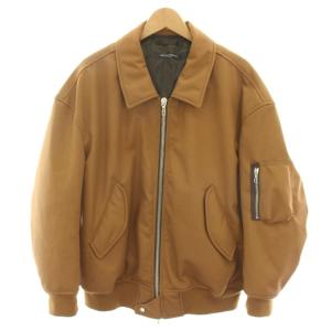 リサイクルPe×Peフィルムレイヤーフライトジャケット 1 ブラウン KB03-018