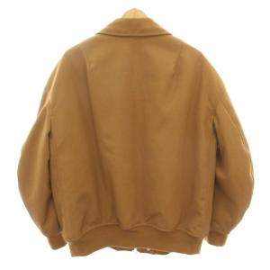 KAZUYUKI KUMAGAI ATTACHMENT リサイクルPe×Peフィルムレイヤーフライトジャケット 1 ブラウン KB03-018