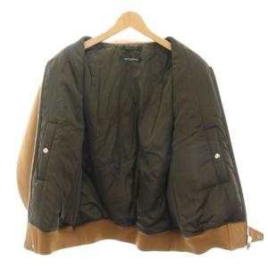 KAZUYUKI KUMAGAI ATTACHMENT リサイクルPe×Peフィルムレイヤーフライトジャケット 1 ブラウン KB03-018