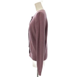 MARC JACOBS カーディガン 絹 シルク XS 紫 パープル ボタンデザイン違い M4007497 18 /AJ