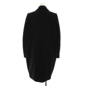 ENFOLD トップリバーチェスターコート ロング ウール アウター 36 黒 ブラック 3008A630-1010