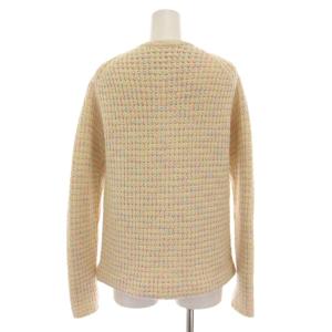 MARC JACOBS RUN WAY ニット ジャケット カーディガン 長袖 XS アイボリー マルチカラー K4190021