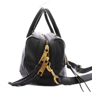 MARC JACOBS ハンドバッグ ミニボストン ショルダーバッグ 2WAY レザー 黒 ブラック /YM