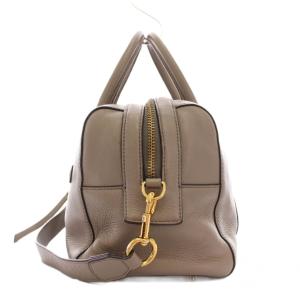 MARC JACOBS ショルダーバッグ ハンドバッグ 2WAY レザー グレージュ /YM